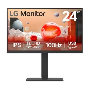 LG 24BA650-B24′ Full HD IPS 100Hz Monitor, 1920×1080, Built-in Power&Speaker, USB-C 65W PD LG 24BA650-B 24' Full HD IPS 100Hz Monitor, 1920x1080, Built-in Power&Speaker, USB-C 65W PD