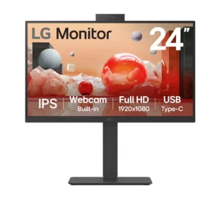 LG 24BA850-B24′ Full HD IPS 100Hz Monitor, 1920×1080, Built-in Full HD Webcam/Mic/Speakers LG 24BA850-B 24' Full HD IPS 100Hz Monitor, 1920x1080, Built-in Full HD Webcam/Mic/Speakers