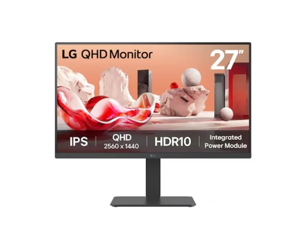 LG 27BA45QB-B.AAU27′ QHD IPS 75Hz Monitor, 2560×1440, HDR10, sRGB 99%, Integrated power Module LG 27BA45QB-B.AAU 27' QHD IPS 75Hz Monitor, 2560x1440, HDR10, sRGB 99%