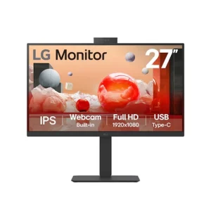 LG 27BA850-B 27' Full HD IPS100Hz Monitor, 1920x1080, Built-in Full HD Webcam/Mic/Speaker