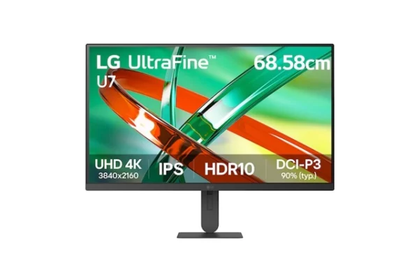 LG 27U710B-B.AAU 27′ UHD 4K IPS Monitor, 3840×2160, 3-side Virtually Borderless, DCI-P3 90% LG 27U710B-B.AAU 27' UHD 4K IPS Monitor, 3840x2160, 3-side Virtually Borderless, DCI-P3 90%