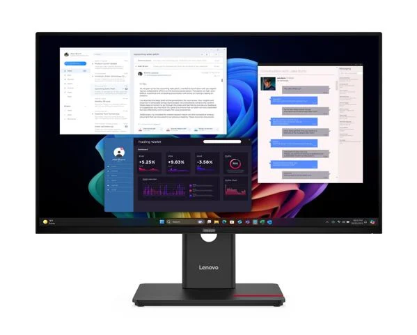 Lenovo 64AFGAR2AU ThinkVision T27UD-40 27′ UHD USB-C Dock Monitor 4K 3840×2160 16:9 Height Lenovo 64AFGAR2AU ThinkVision T27UD-40 27' UHD USB-C Dock Monitor 4K 3840x2160 16:9 Height