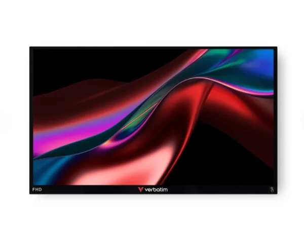 Verbatim 15.6' IPS USB-C Touch Full HD 1920 x 1080, 10 Point Touch, - Tilt, Speaker, Earphone