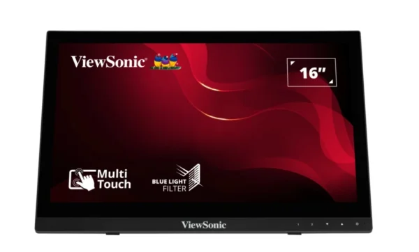 ViewSonic TD1630-3 16' 10 Point Projected Capactitive Touch, HDMI and VGA, Dual Speakers