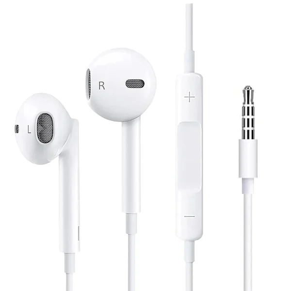 USP Pisen Half-in-Ear 3.5mm Earphones – White, Ergonomic Design ,HD Call Microphone USP Pisen Half-in-Ear 3.5mm Earphones - White, Ergonomic Design ,HD Call Microphone