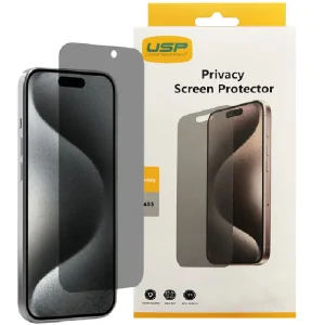 USP Apple iPhone 17 Pro / iPhone 17 / iPhone 16 Pro (6.3′) Privacy Screen Protector – Privacy USP Apple iPhone 17 Pro / iPhone 17 / iPhone 16 Pro (6.3') Privacy Screen Protector