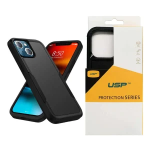 USP Rugged Apple iPhone 17e / iPhone 16e 5G (6.1') Armor Light Case Black - No-Slip, Sleek