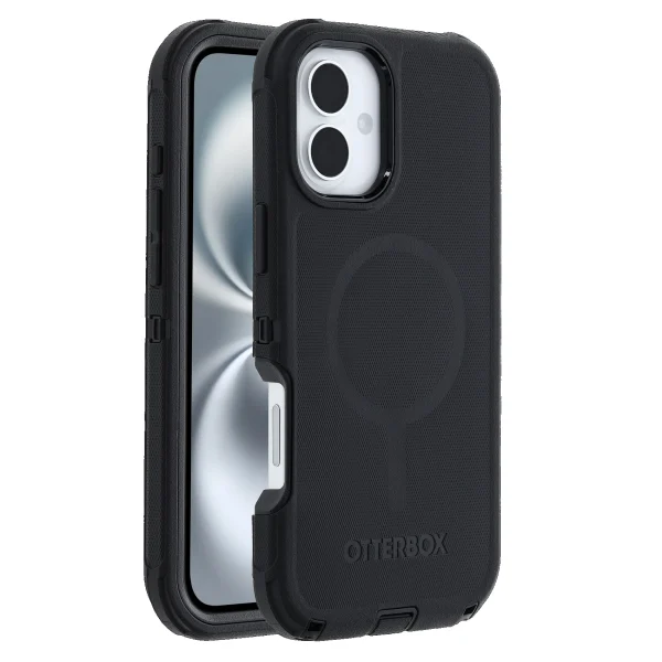 OtterBox Defender MagSafe Apple iPhone 16 (6.1′) Case Black – (77-95961) OtterBox Defender MagSafe Apple iPhone 16 (6.1') Case Black - (77-95961)