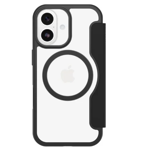 OtterBox React Folio MagSafe Apple iPhone 17 (6.3′) Case Black Crystal (Clear/Black) OtterBox React Folio MagSafe Apple iPhone 17 (6.3') Case Black Crystal (Clear/Black)