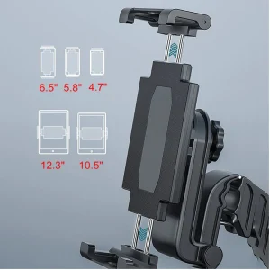 USP AIUICTM Universal In-Car Tablet Mount Dash Windscreen Holders - Black, Compatible