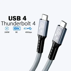 USP BT4CC10M BoostUp Hyperlink USB4 USB-C to USB-C Cable (1M) Black – USB4 – 40Gbps,240W USP BT4CC10M BoostUp Hyperlink USB4 USB-C to USB-C Cable (1M) Black - USB4 - 40Gbps,240W