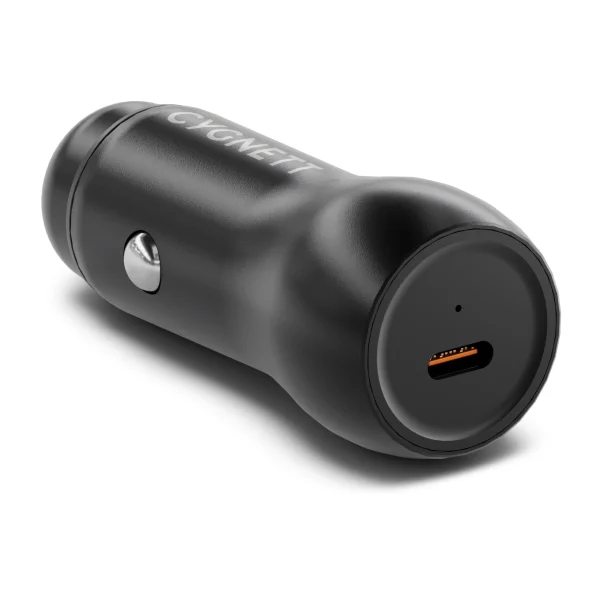 Cygnett CarPower 45W USB-C Car Charger – Black (CY4707CYCCH), Aluminium Alloy Finish, LED Cygnett CarPower 45W USB-C Car Charger - Black (CY4707CYCCH), Aluminium Alloy Finish