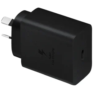 Samsung 45W PD Power Adapter with USB-C to C Cable (1.8M) – Black(EP-T4511XBEGAU), Versatile Samsung 45W PD Power Adapter with USB-C to C Cable (1.8M) - Black(EP-T4511XBEGAU)