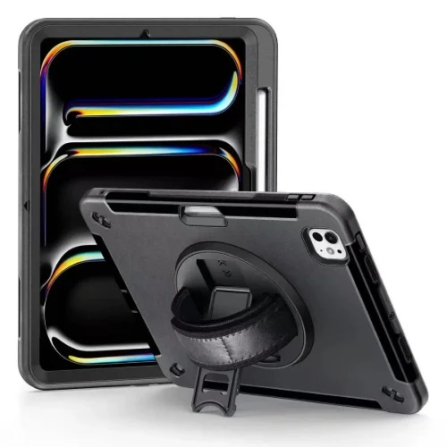 USP HDIPADPRO13 Rugged Apple iPad Pro (13') (M5/M4) (8th/7th Gen) Case Black