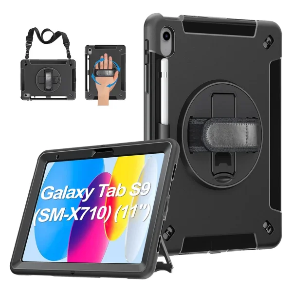 USP HDTS9 Rugged Samsung Galaxy Tab S10 Lite / Tab S10 FE /Tab S9 (SM-X710) (11′) /Tab S9 FE USP HDTS9 Rugged Samsung Galaxy Tab S10 Lite / Tab S10 FE /Tab S9 (SM-X710) (11') /Tab S9 FE