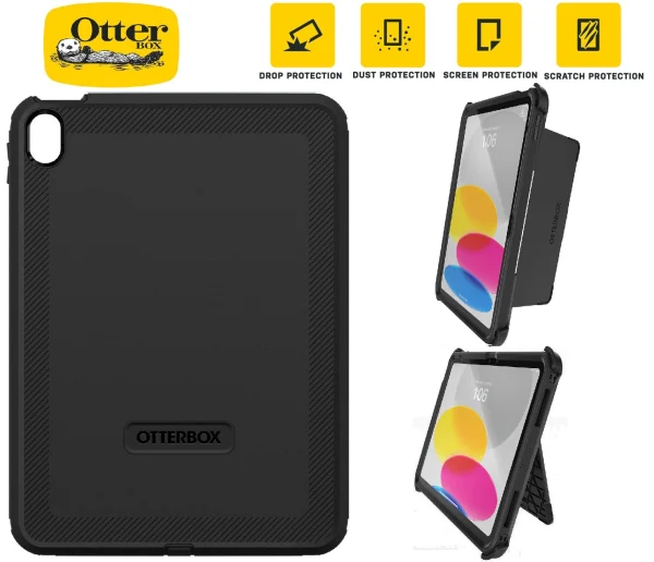OtterBox Rugged Defender Apple iPad (11′) (A16) (11th Gen) / iPad (10.9′) (10th Gen) Kickstand OtterBox Rugged Defender Apple iPad (11') (A16) (11th Gen) / iPad (10.9') (10th Gen) Kickstand