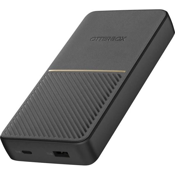 OtterBox Fast Charge Power Bank 20K mAh – Black (78-80642), Dual Port USB-C (18W) & USB-A OtterBox Fast Charge Power Bank 20K mAh - Black (78-80642)