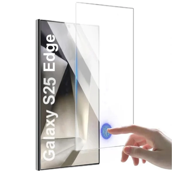 USP SPSAMS25ESamsung Galaxy S25 Edge 5G (6.7′) 2.5D Tempered Glass Screen Protector – 9H USP SPSAMS25E Samsung Galaxy S25 Edge 5G (6.7') 2.5D Tempered Glass Screen Protector