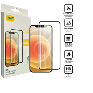USP SPUAG125Apple iPhone 12 Mini (5.4′) Armor Glass Full Cover Screen Protector USP SPUAG125 Apple iPhone 12 Mini (5.4') Armor Glass Full Cover Screen Protector