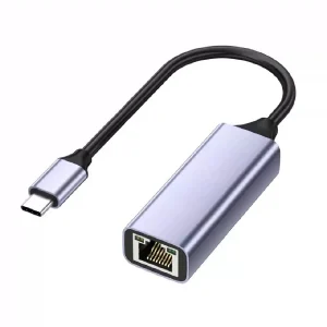 USP USBCEA2500MUSB-C To RJ45 Ethernet Adapter – 2500Mbps, Durabiliity, Premium Feel, Reliable USP USBCEA2500M USB-C To RJ45 Ethernet Adapter - 2500Mbps, Durabiliity, Premium Feel