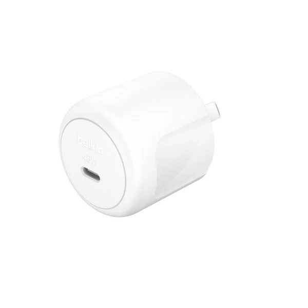 Belkin BoostCharge Compact 45W USB-C (PD 3.1) Wall Charger - White (WCA013auWH)