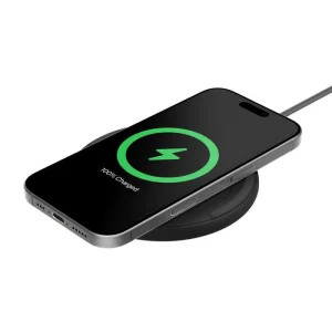 Belkin BoostCharge Wireless Charging Pad (15W) + USB-C to USB-C Cable (1.5M) – Black Belkin BoostCharge Wireless Charging Pad (15W) + USB-C to USB-C Cable (1.5M)