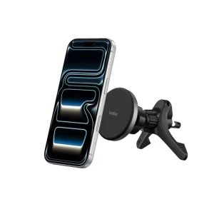 Belkin WIC010fqBKBoostCharge Magnetic Wireless Charging Car Vent Mount w/ Qi2(15W)+27W Car Belkin BoostCharge Magnetic Wireless Charging Car Vent Mount