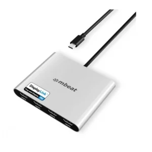 MBEAT MB-DLA-CQ4H ® USB-C Quad 4K HDMI DisplayLink® Adapter MBEAT MB-DLA-CQ4H ® USB-C Quad 4K HDMI DisplayLink® Adapter