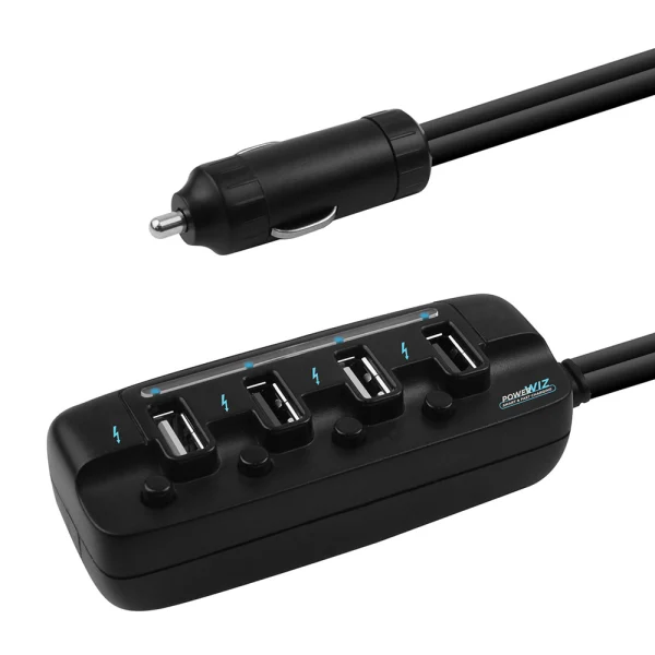 MBEAT MB-USBC480 ® 4 Ports USB Rapid Car Charger