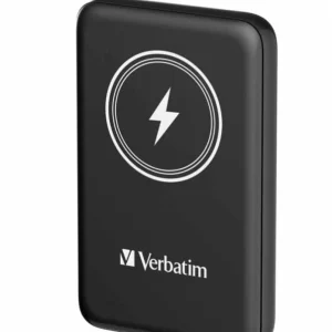 Verbatim Power Pack 10,000 mAh PD 3.0, 22.5w, embedded cables USB-C, Lightning Cables