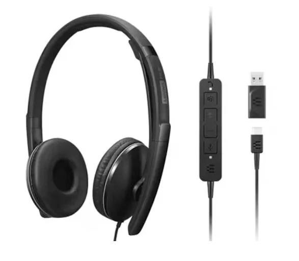 Lenovo 4XD1M45627Lenovo Wired ANC Headset Gen 2 Lightweight USB-C to USB-A ctive noise Lenovo 4XD1M45627 Lenovo Wired ANC Headset Gen 2 Lightweight USB-C to USB-A ctive noise