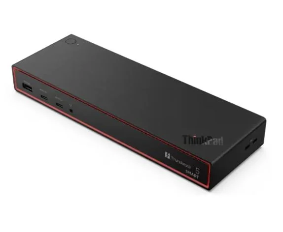 Lenovo 40BA0265AUThinkPad Thunderbolt 5 Smart Dock 7500 – 180W PD 2xThunderbolt 5 2xUSB-C Lenovo 40BA0265AU ThinkPad Thunderbolt 5 Smart Dock 7500