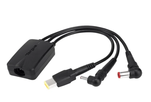 Targus ACC1009AUX3-Way Active DC Charging Cable 3 Pin – Accommodates up to 3 different Power Targus ACC1009AUX 3-Way Active DC Charging Cable 3 Pin