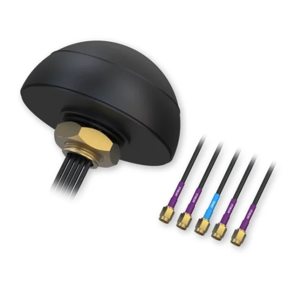 Teltonika PR1KCL28 Combo Quad Mobile/GNSS Roof SMA Antenna