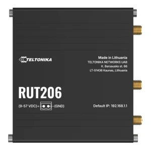 Teltonika RUT206010000RUT206 Industrial 4G Router, Cat 4, RS232 & RS485 for serial Teltonika RUT206010000 RUT206 Industrial 4G Router, Cat 4