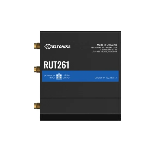 Teltonika RUT261AAEAA0 RUT261 Industrial Cellular Cat 6 Router, Instant LTE Failover