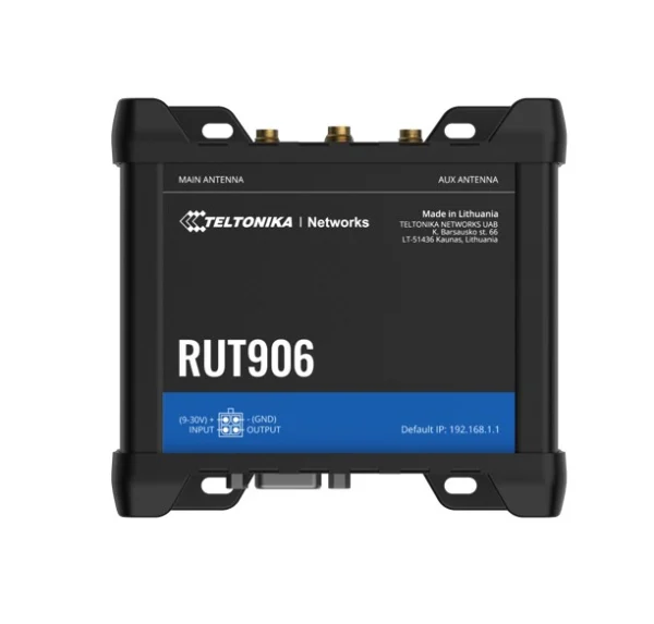 Teltonika RUT906000800 RUT906 Industrial Cellular Router, Dual-SIM Cellular 4G LTE Teltonika RUT906000800 RUT906 Industrial Cellular Router, Dual-SIM Cellular 4G LTE
