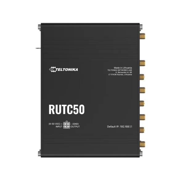 Teltonika RUTC50200300RUTC50 5G Ultra-high Cellular, Dual-Band Wi-Fi 6 with Multi-User MIMO Teltonika RUTC50200300 RUTC50 5G Ultra-high Cellular, Dual-Band Wi-Fi 6 with Multi-User MIMO