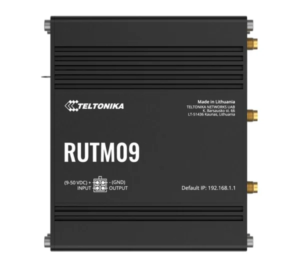 Teltonika RUTM09000300 RUTM09 wireless 4G LTE, 2 SIM cards, 4 x RJ45 ports, 10/100/1000 Mbps