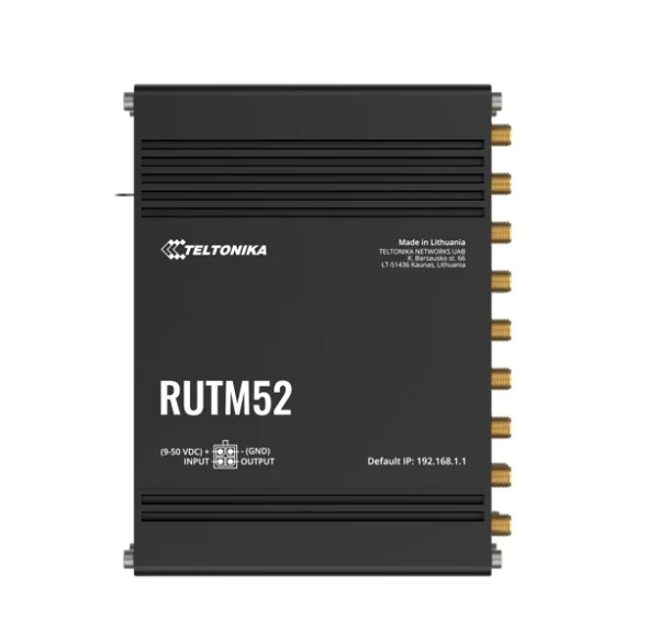 Teltonika RUTM52100400 RUTM52 Dual 5G Router, 5G dual SIM/ESIM cellular