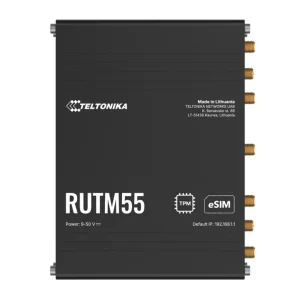 Teltonika RUTM55000000 RUTM55 Dual 5G Router, Dual SIM & eSIM™, Telit 5G Modem, Auto-Failover