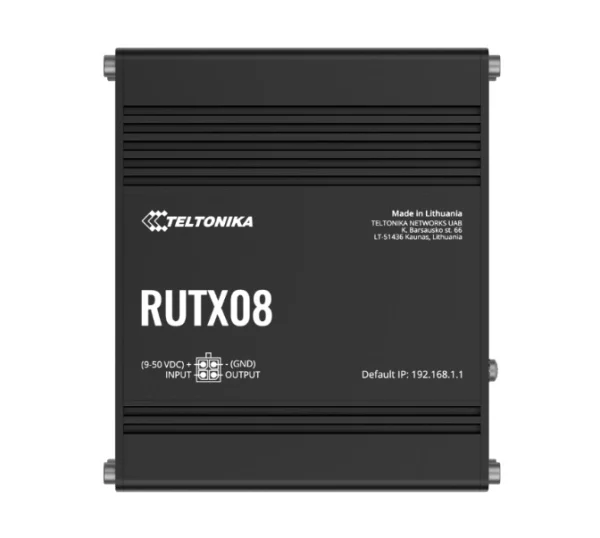Teltonika RUTX08000400 RUTX08 Industrial Ethernet Router