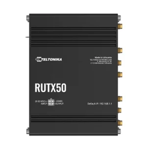 Teltonika RUTX50000200 RUTX50 Industrial 5G Router, 5G dual SIM cellular