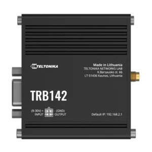 Teltonika TRB142108000TRB142 Industrial Rugged LTE RS232 Gateway, 4G/LTE (Cat 1), Equipped Teltonika TRB142108000 TRB142 Industrial Rugged LTE RS232 Gateway, 4G/LTE (Cat 1)