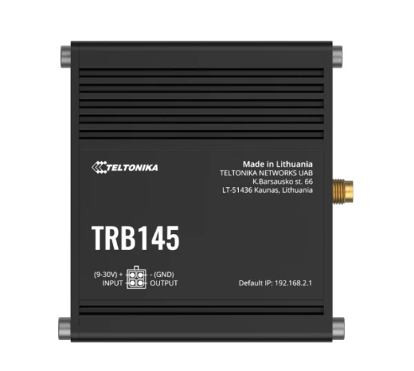 Teltonika TRB145106000 TRB145 Industrial Rugged LTE RS485 Gateway, 4G/LTE (Cat 1)