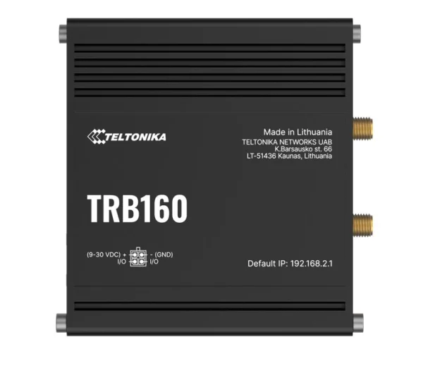 Teltonika TRB160100200 TRB160 4G LTE CAT 6 IoT Gateway, Ultra-Small, Lightweight Teltonika TRB160100200 TRB160 4G LTE CAT 6 IoT Gateway, Ultra-Small, Lightweight