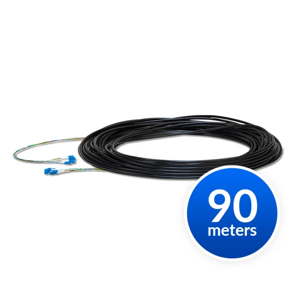 Ubiquiti FC-SM-300 Single-Mode Lightweight Fiber Cable, Lenth 90m, Outdoor-Rated