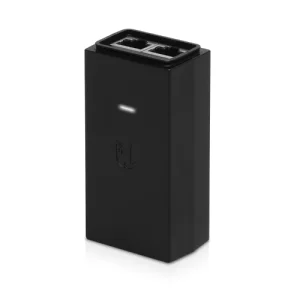 Ubiquiti POE-24-12W PoE Injector, 24VDC, 12W，Black，Surge and Clamping Protection，Max Surge