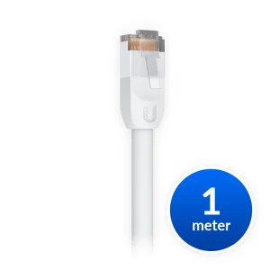 Ubiquiti UniFi Patch Cable Outdoor 1M White, Single Unit, RJ45 Ethernet Cable, Category 5e Ubiquiti UniFi Patch Cable Outdoor 1M White, Single Unit, RJ45 Ethernet Cable, Category 5e