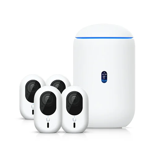 Ubiquiti NHU-UDR7-G6-INS-4 Advanced Home Surveillance Bundle (4 Instant Cameras Pack)